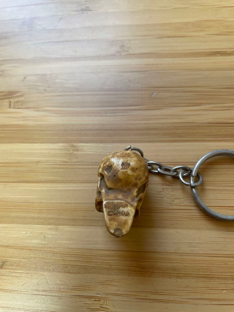 ビンテージ スカル ドクロ 骸骨 キーホルダー キーリング 髑髏 1990's