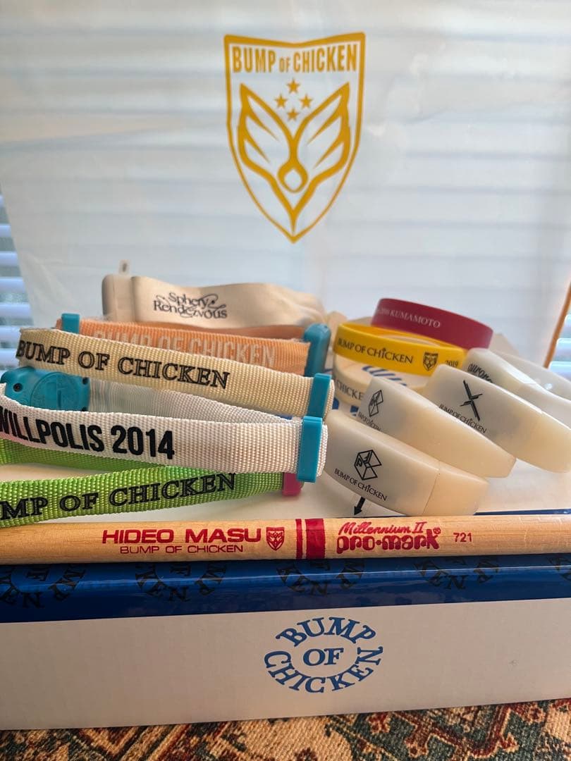k*a様 BUMP OF CHICKEN 升秀夫 私物ドラムスティック - メルカリ
