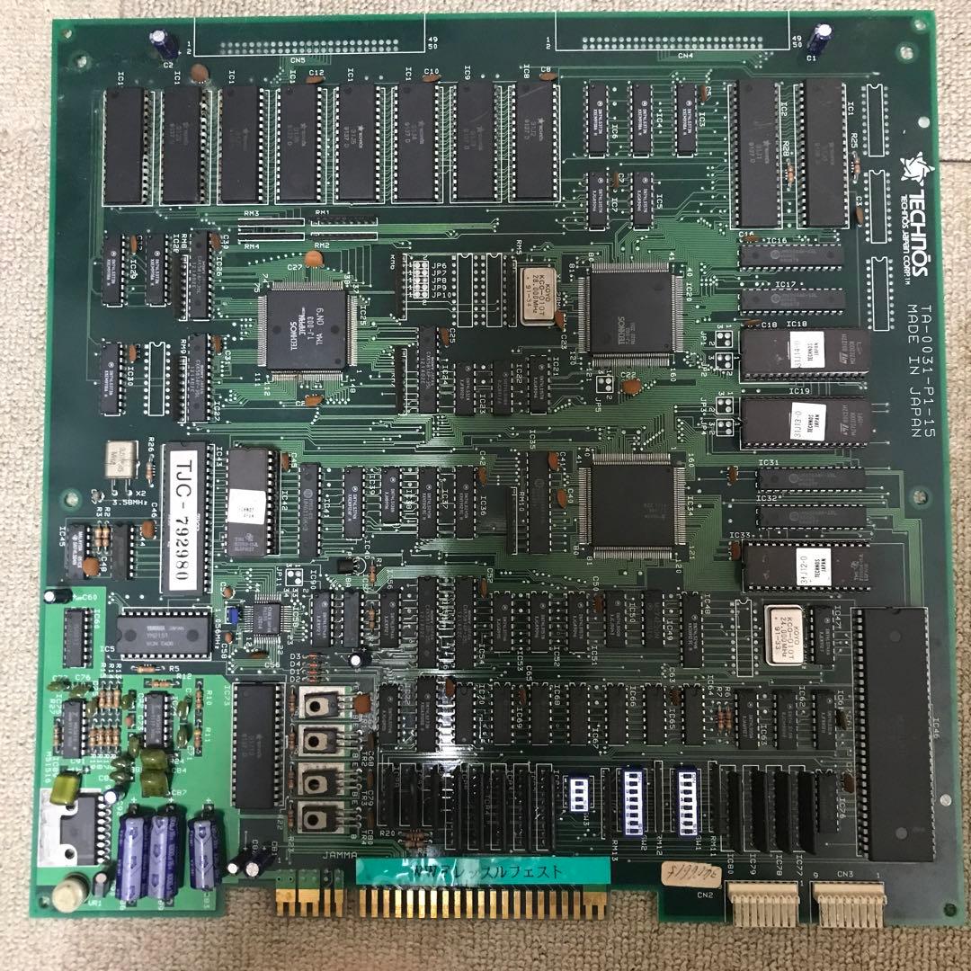 WWF レッスルフェスト テクノスジャパン 基板 アーケード