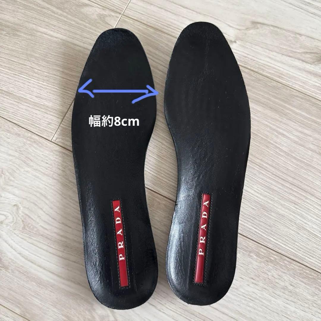 PRADA 黒 ロングブーツ 371/2 24.5cm