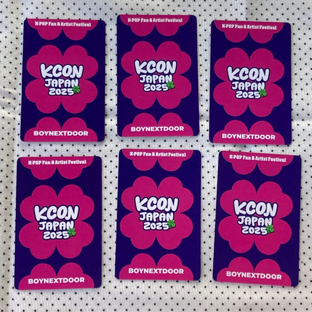 KCON JAPAN 2025 BOYNEXTDOOR トレカ 全員6枚 送料 無料 通販