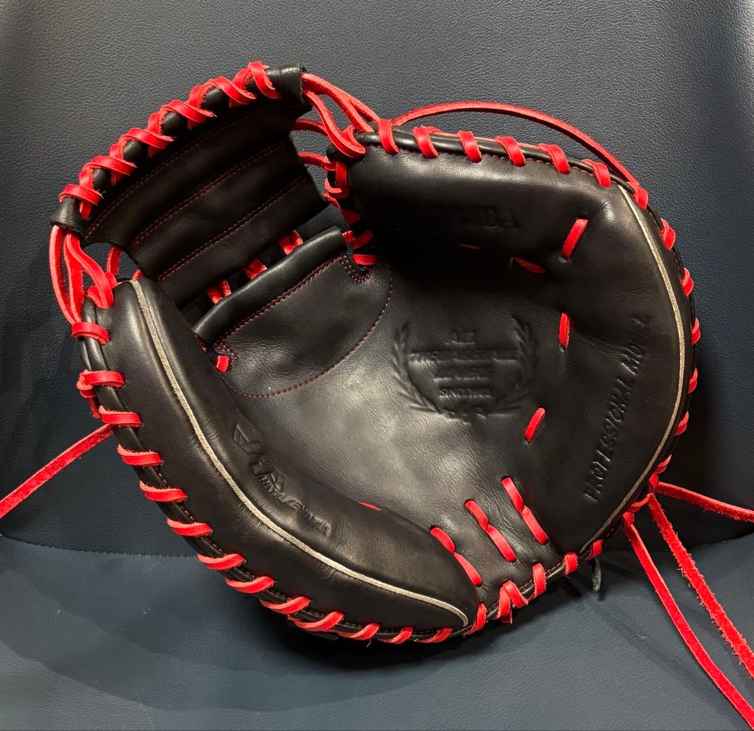 匿名配送】ハタケヤマ キャッチャーミット 軟式オーダー風 - メルカリ