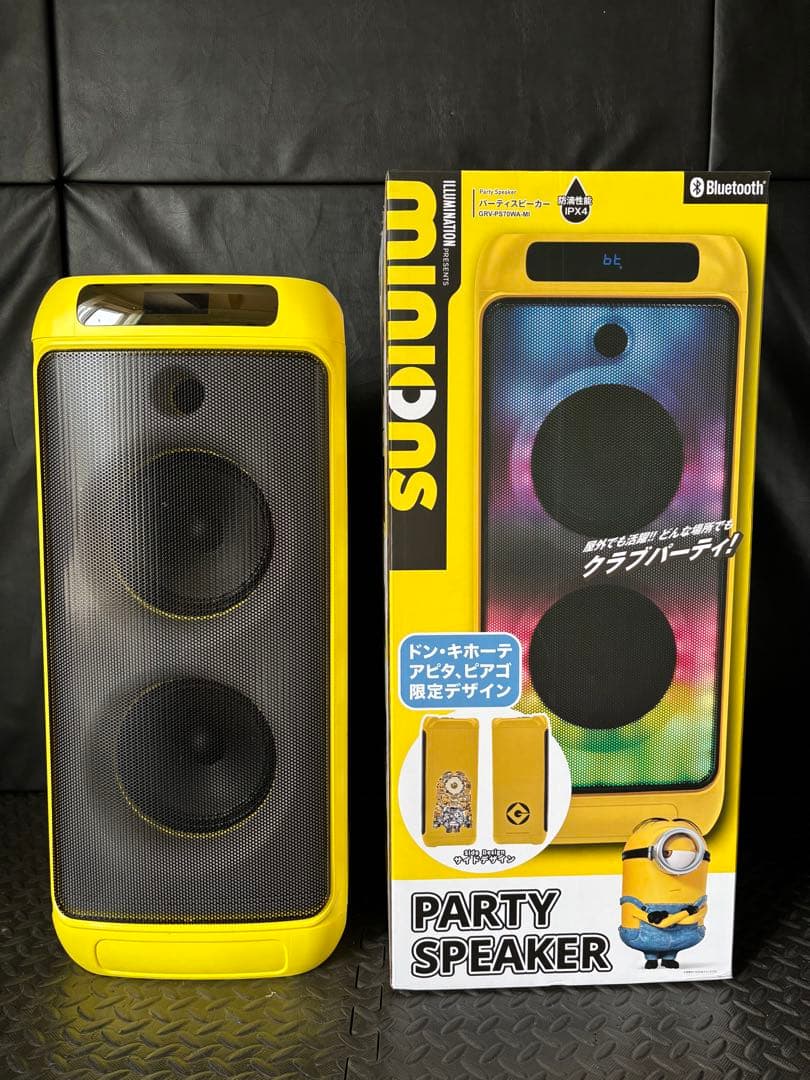 ミニオン パーティースピーカー Bluetooth GRV-PS70WA-MI - メルカリ