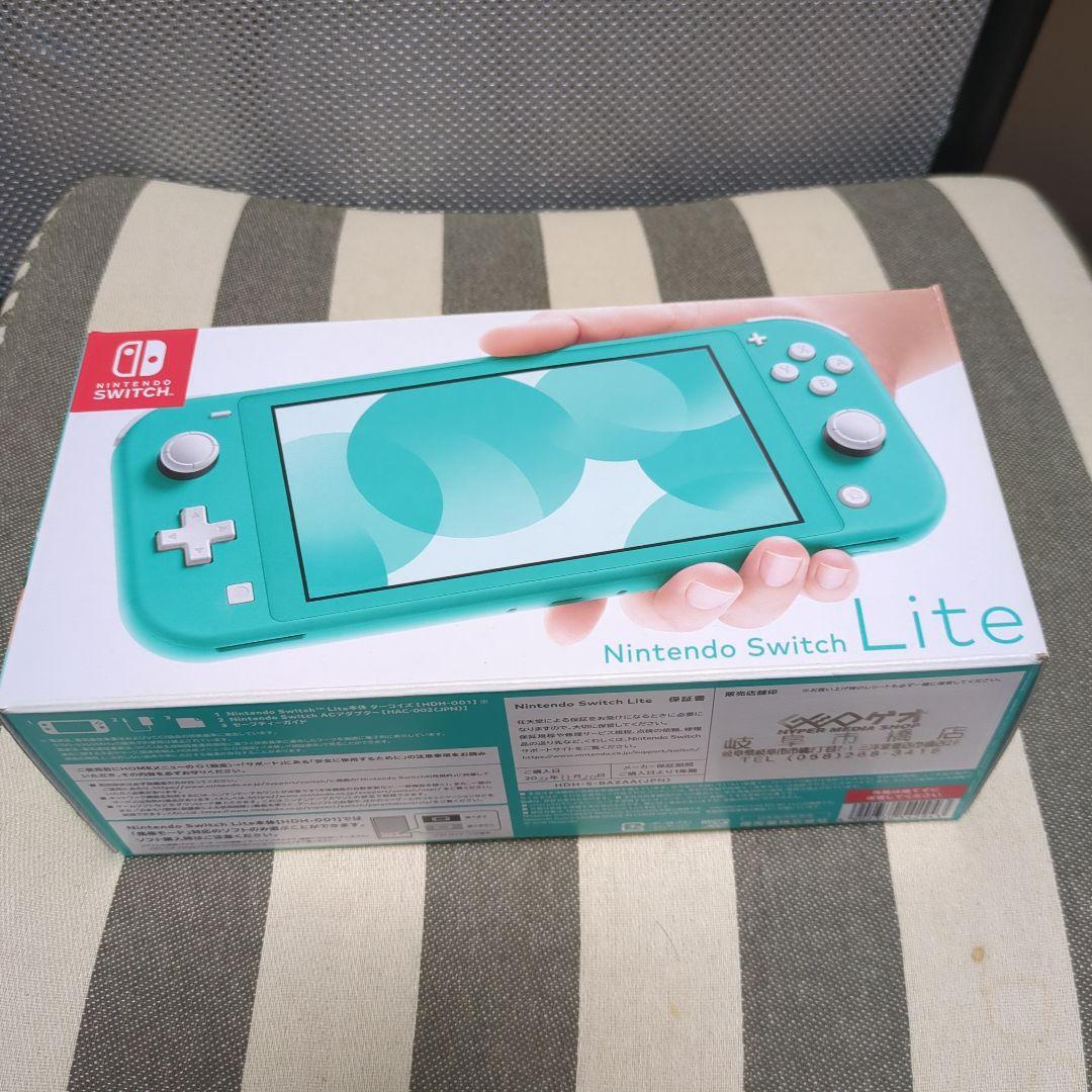 Nintendo Switch Lite ターコイズ 箱と本体 保障証付き 楽天市場】【保証書他店印付き】Nintendo Switch Lite [ターコイズ
