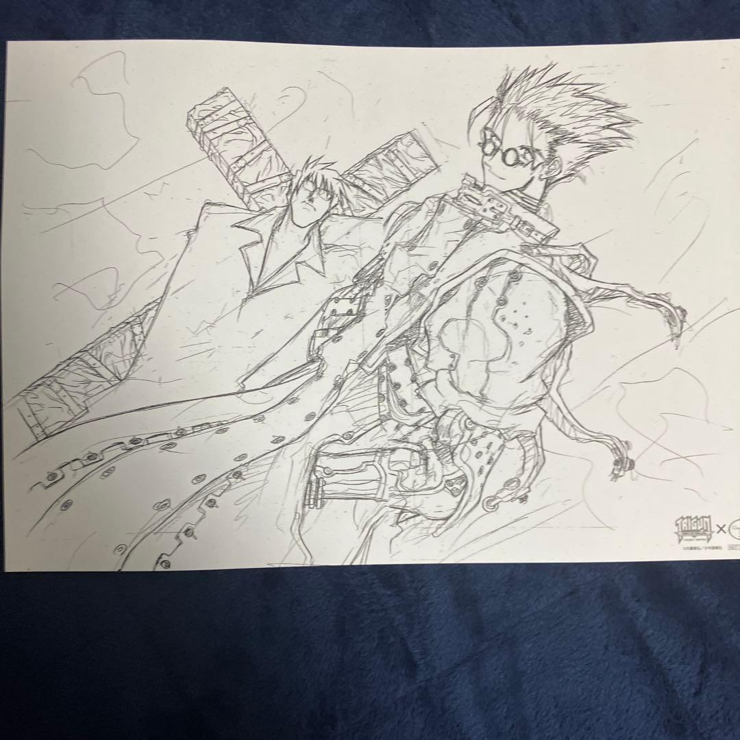 六枚セット】中外グレースカフェ トライガン TRIGUN ラフペーパー