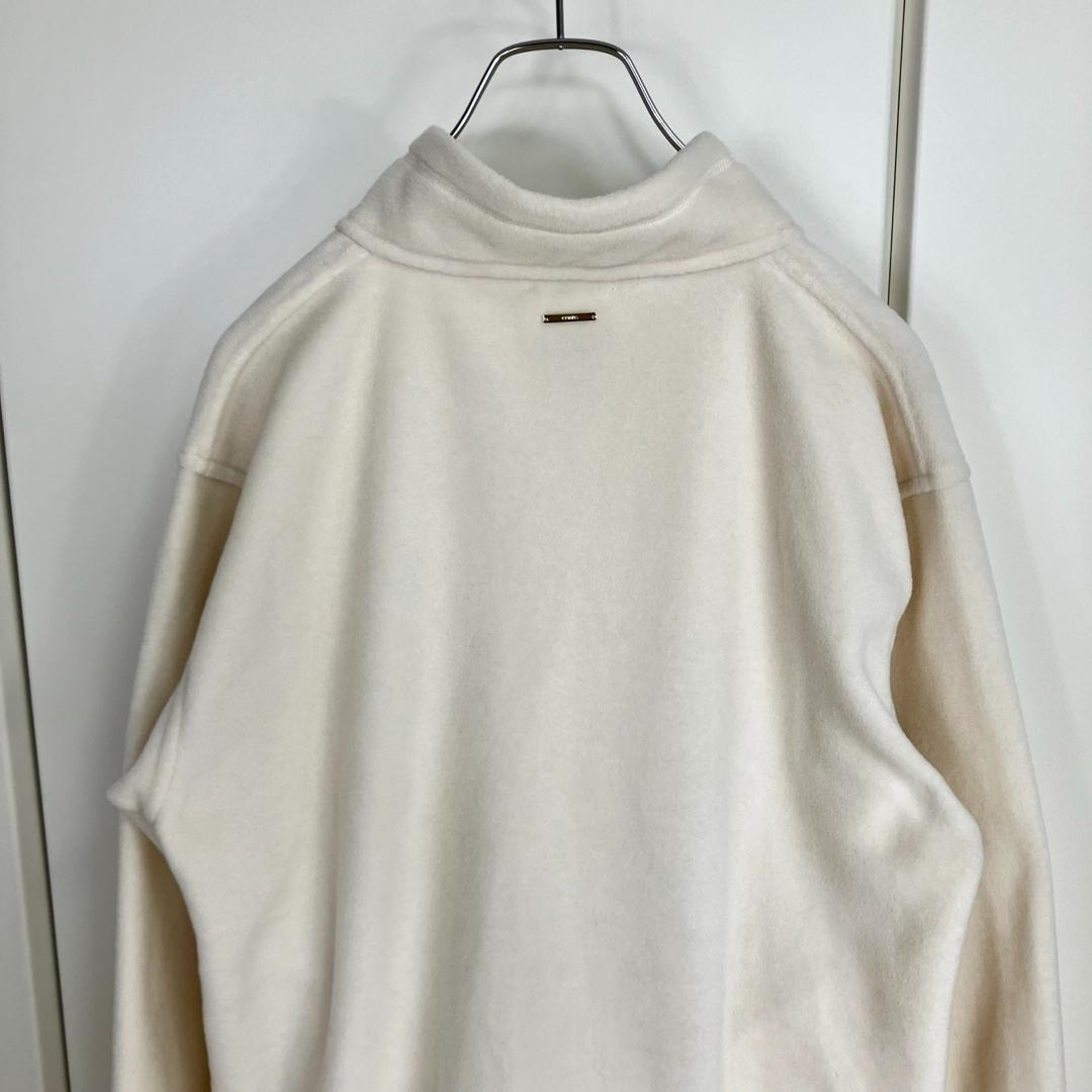 conte フリース ジップ プルオーバー オフホワイト コンテ - メルカリ