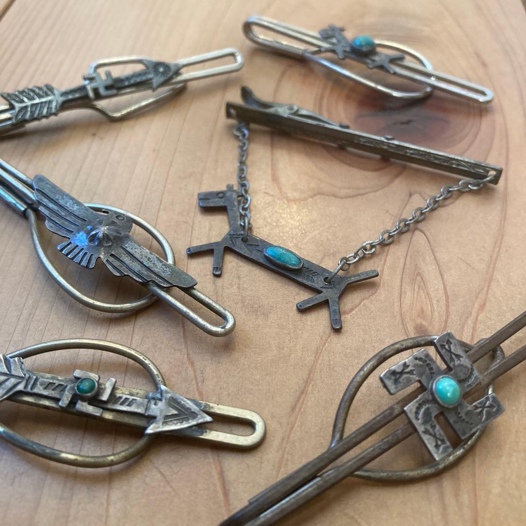 30s 40s navajo ナバホ 卍 ネクタイピン クリップ ターコイズ - メルカリ