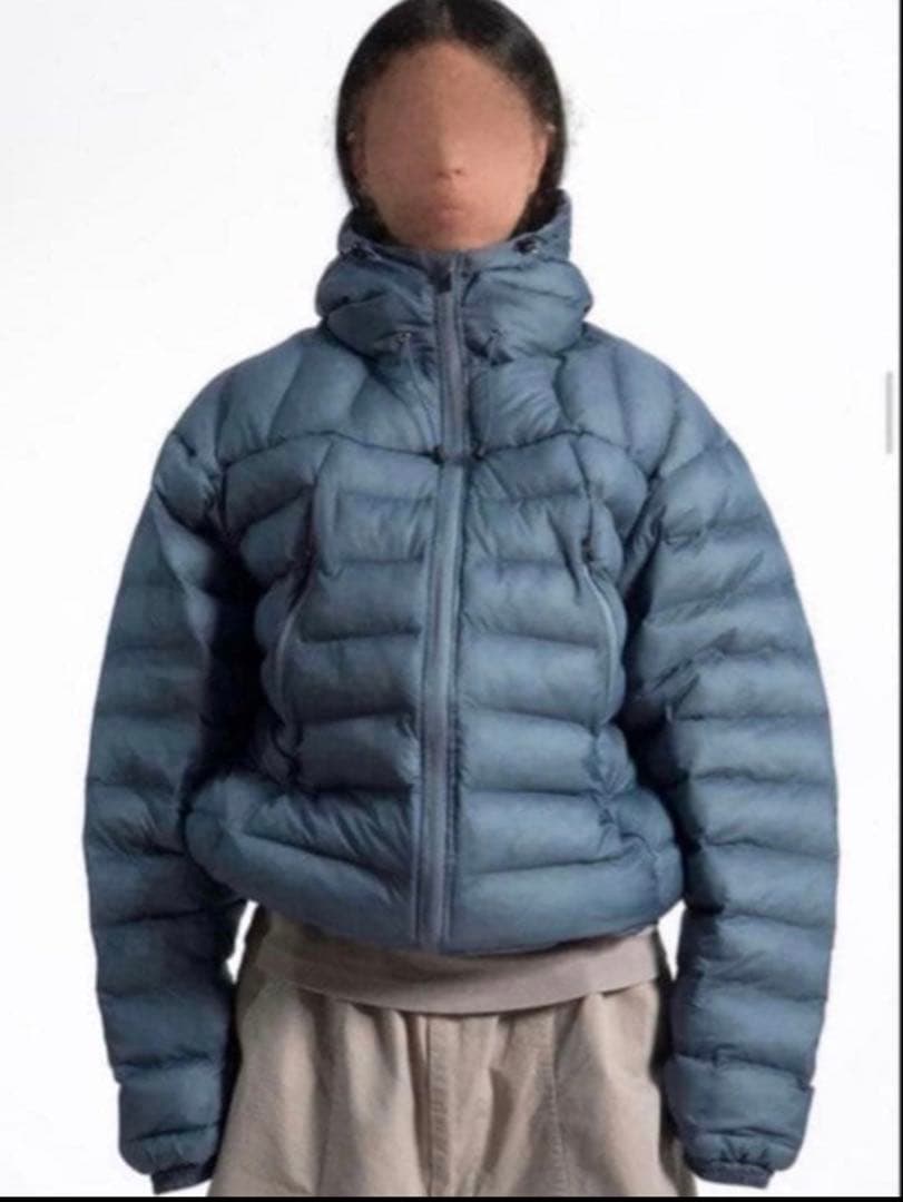 COLN puffer jacket ダウン パデッド 水色 韓国