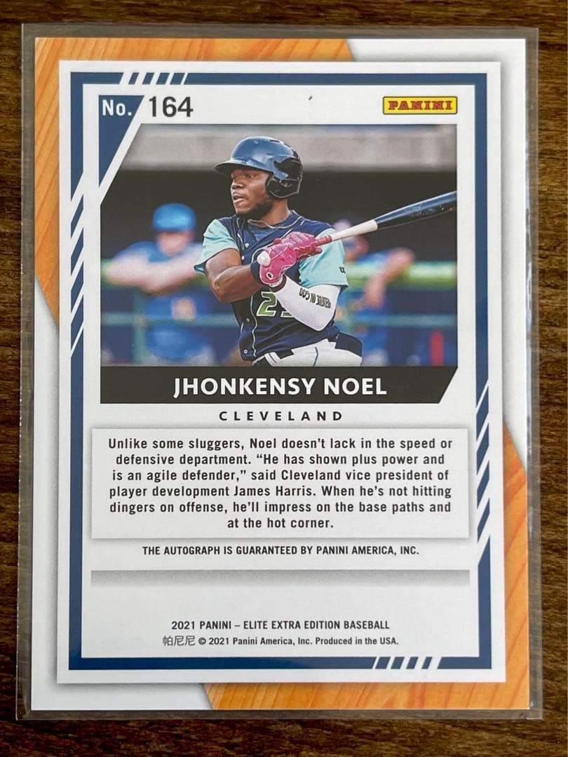 Jhonkensy Noel 直筆サイン マイナー27本塁打！22歳プロスペクト