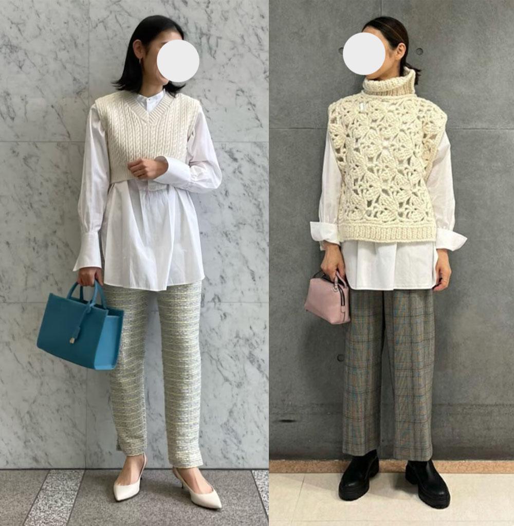 美品 トゥモローランド マカフィー 2万 バンドカラーブラウス ホワイト