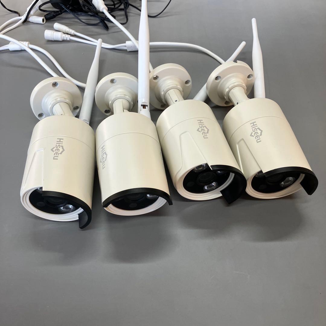 HiSeeu ワイヤレスNVRキット 4台セット 防犯カメラ - メルカリ