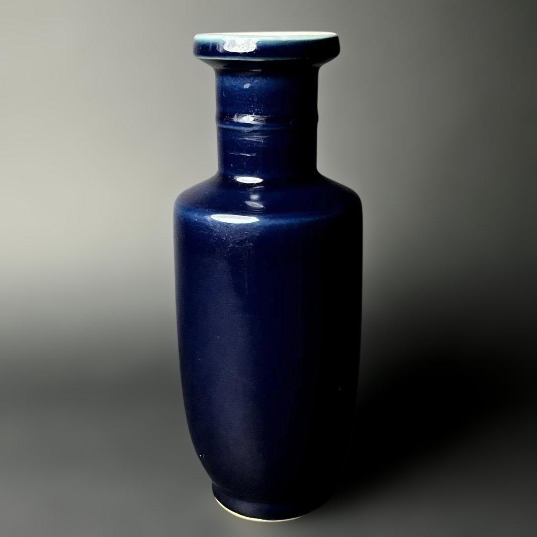 唐物 瑠璃釉棒槌瓶 大清康煕年製 款 中国美術 古玩 SH32 - メルカリ