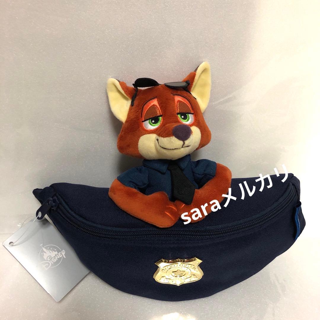 新品タグ付き☆ズートピア ニック ボディバッグ ウエストポーチ