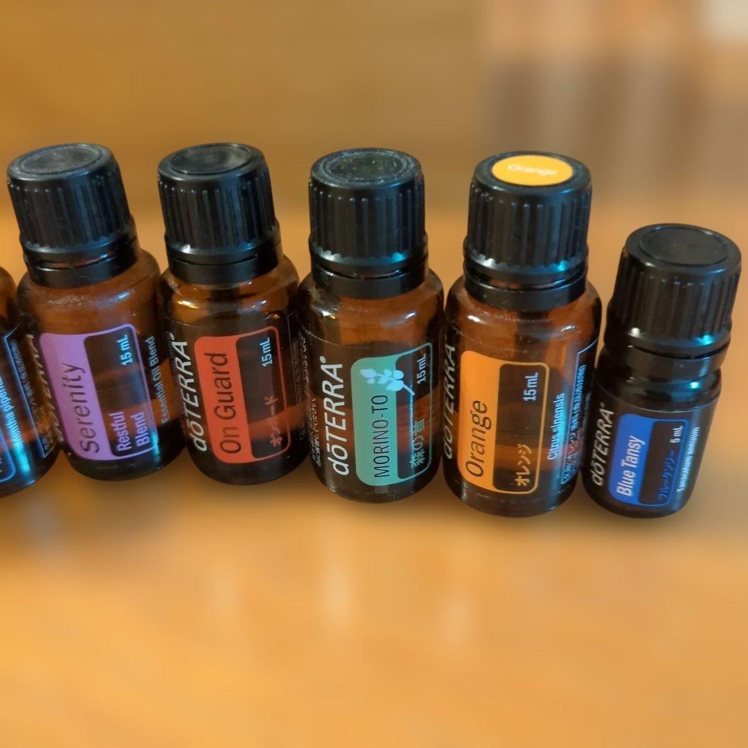 doTERRA 木箱50 エッセンシャルオイル 13本 ショッパー まとめ売り