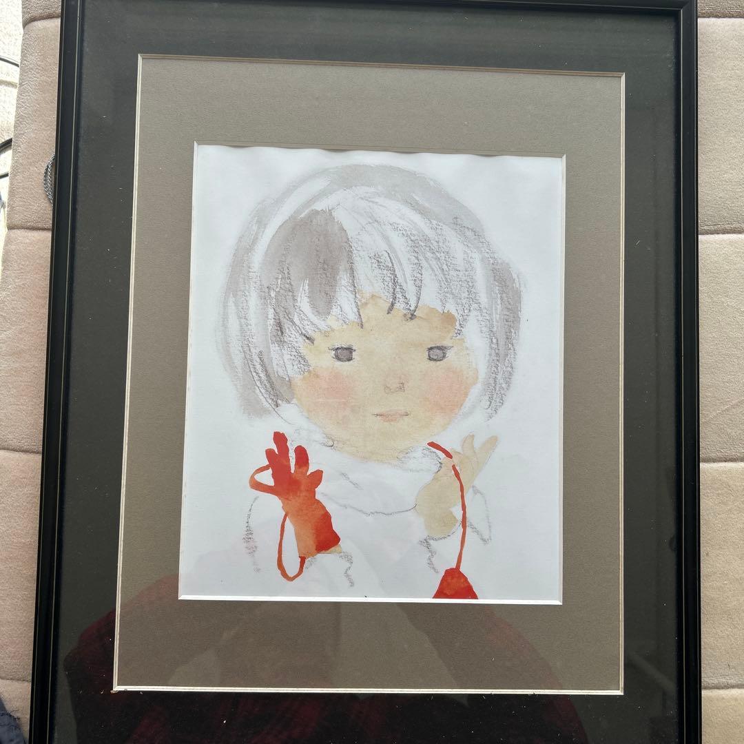 いわさきちひろ 少女の水彩画 - メルカリ