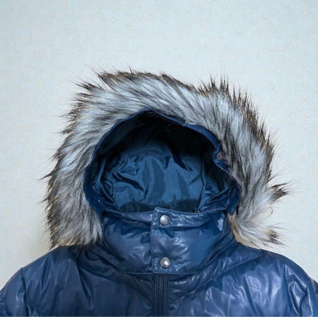 y2k 00s old uniqloファーダウンジャケ ット お兄 平成グランジ - メルカリ