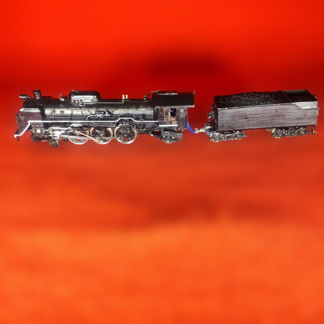 C59，蒸気機関車、HOゲージ、ジャンク - 鉄道模型お 手頃 価格