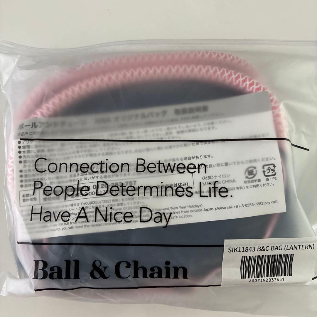 国際線機内販売限定ボールアンドチェーンANAオリジナルバッグ 正規品