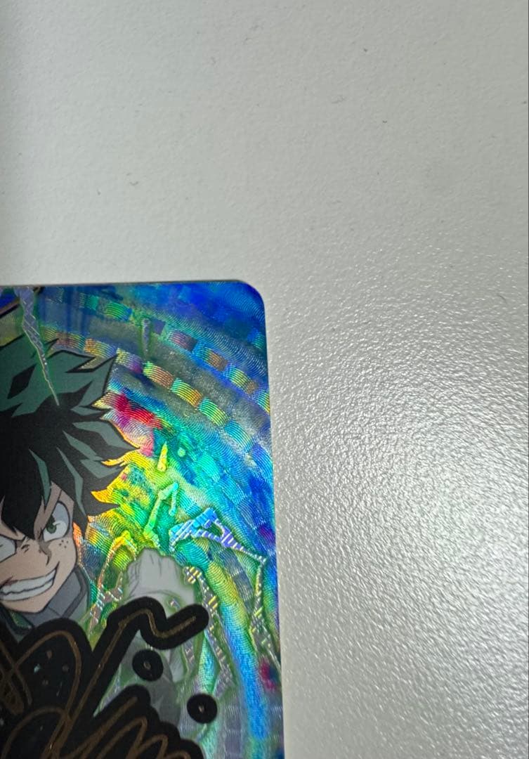 希少 ヒロアカ TCG 緑谷出久 サインカード 金箔 初期 早い者勝ち