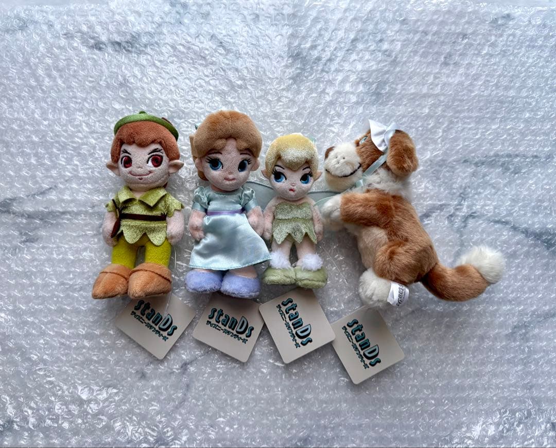 ディズニー　スタンディーズ　ピーターパン　ウェンディ　ティンカーベル　ナナ ディズニーストア】 8月1日より、「Disney stanDs」シリーズから