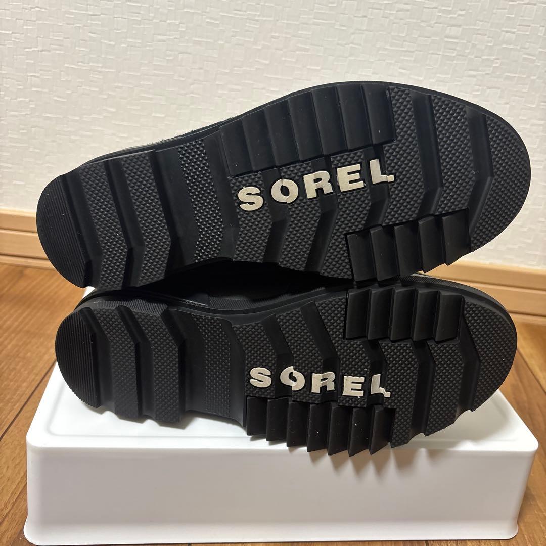 SOREL 防水 スノーブーツ スエード 25.5cm ディボリ　NL3425