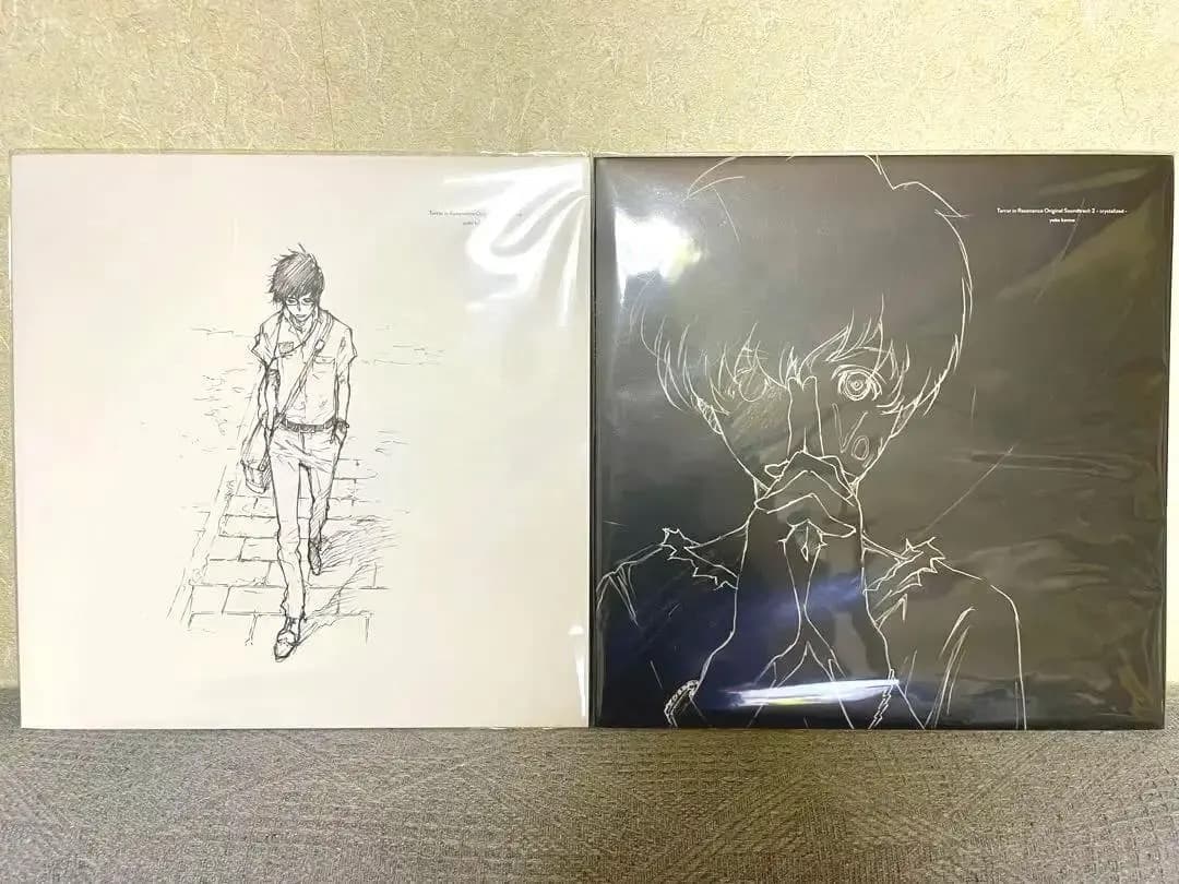残響のテロル オリジナル サウンドトラック 描き下ろしLPジャケット 2点セット 残響のテロル オリジナル サウンドトラック 描き下ろしLPジャケット 2
