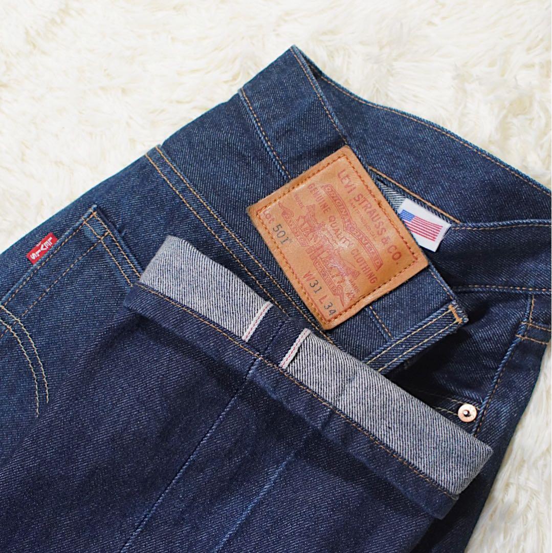 USA製《リーバイス》501 プレミアムライン(W31) 濃紺 セルビッチ 赤耳