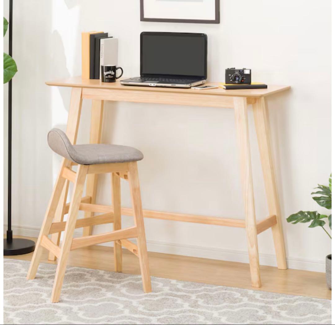 カウンターテーブル(フィルン OC LBR)・【新品】椅子セット ニトリ（NITORI） カウンターテーブル (フィルン OC LBR) : ニトリ