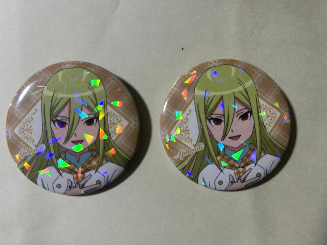 イナズマイレブン亜風炉照美スイパラホロ缶バッジ - メルカリ