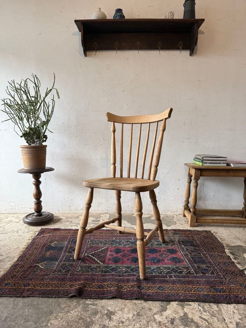 ビンテージ ダイニングチェア カフェチェア 剥離加工 no4 - メルカリ