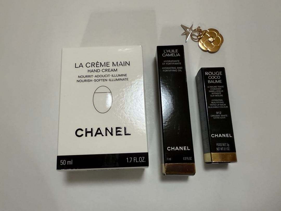 CHANEL セット　ハンドクリーム ネイルオイル　リップ CHANEL（シャネル） 【ギフトBOX・ショップ袋付】 ハンドクリーム