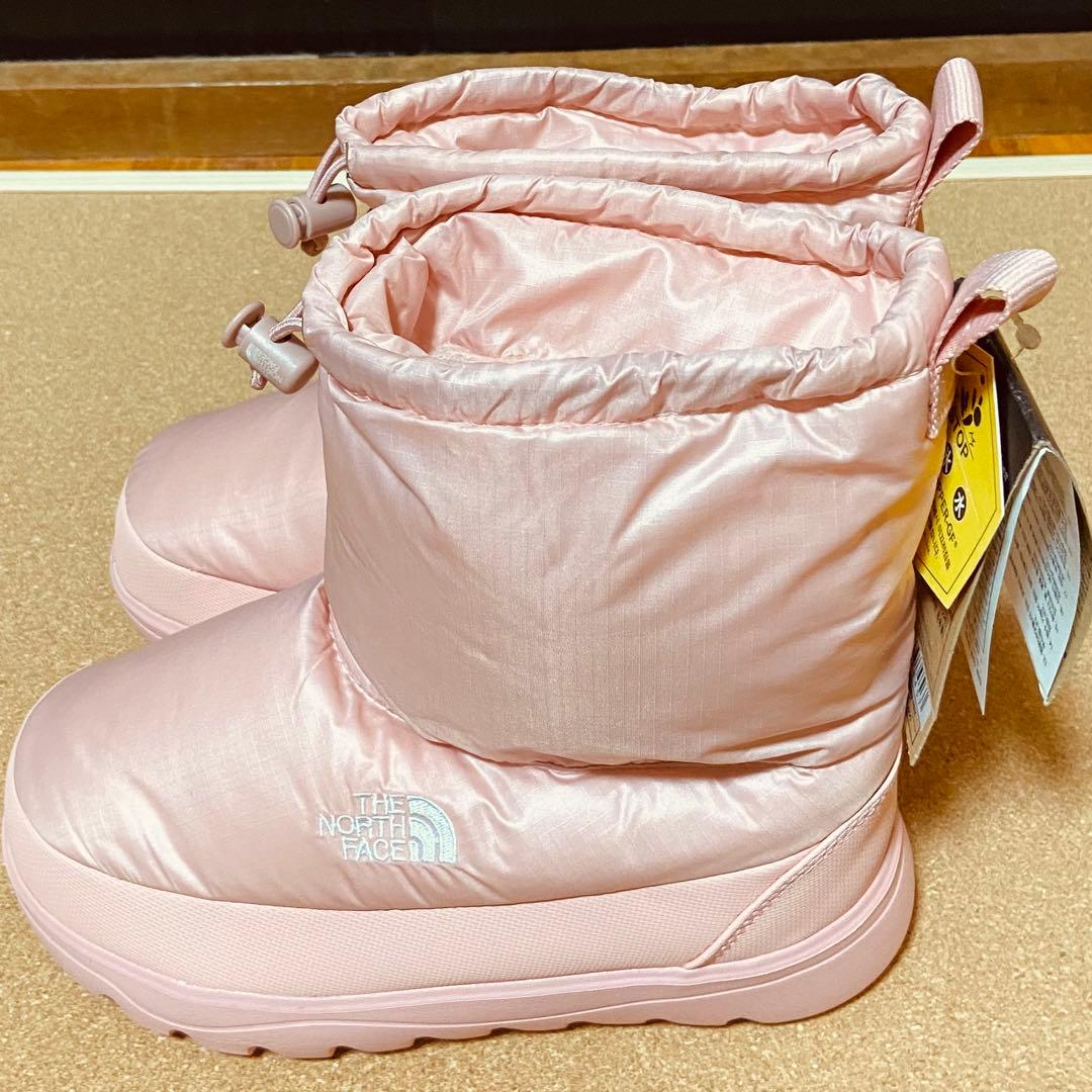 新品】韓国THE NORTH FACE ペールピンク スノーブーツ サイズ23 - 靴