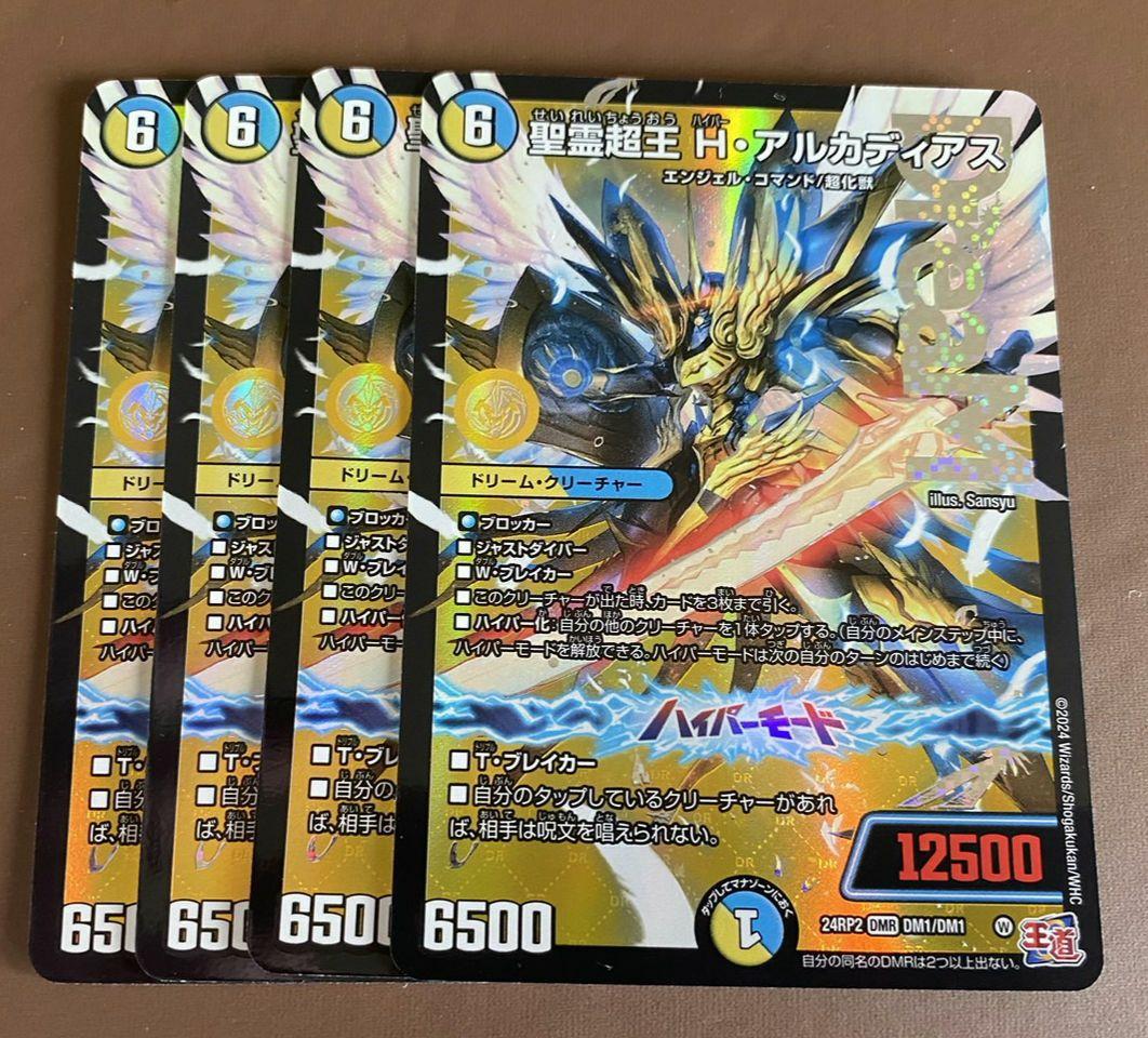 聖霊超王 H・アルカディアス 4枚 ボルシャックハイパードラゴン 1枚
