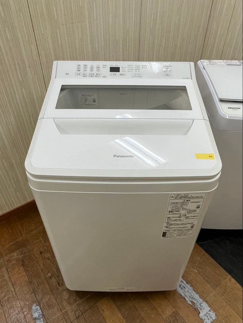 #60 Panasonic 2021 8.0kg NA-FA80H9 縦型洗濯機