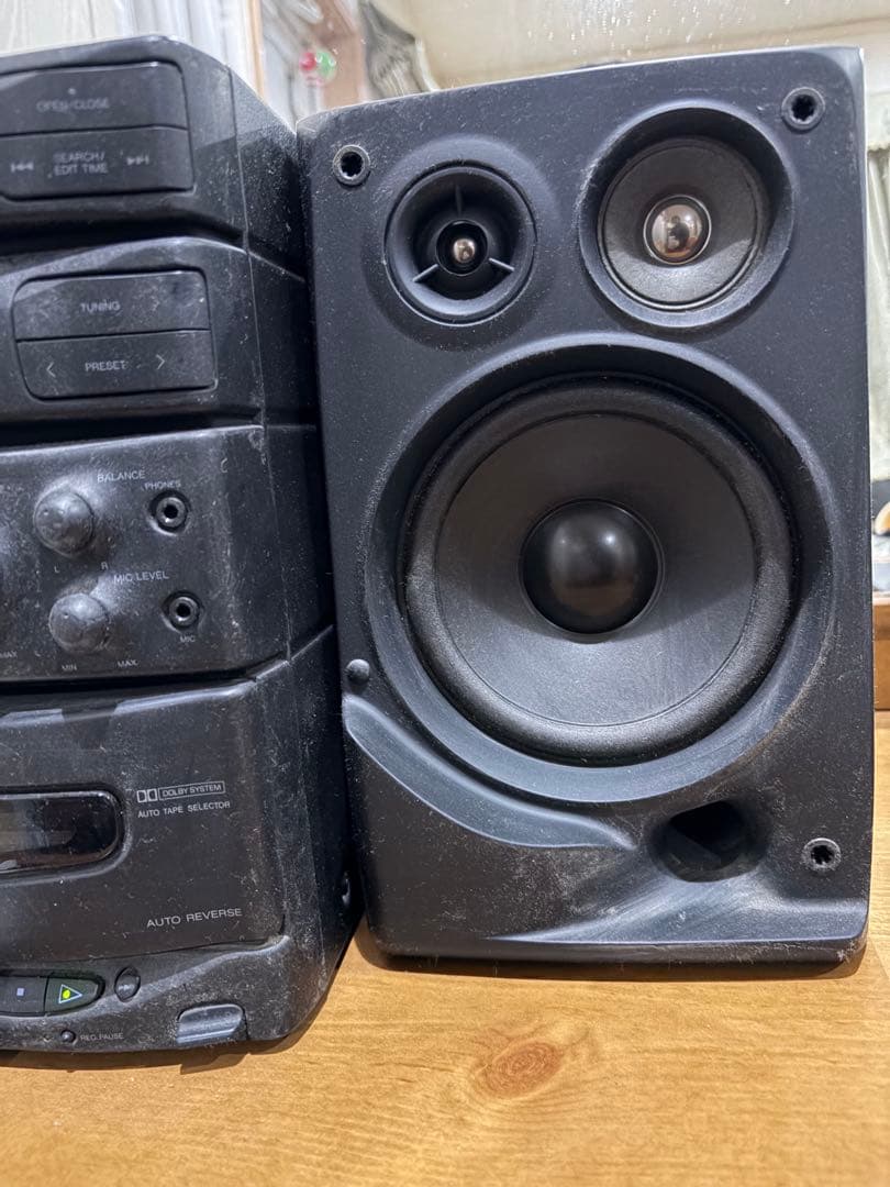 Victor コンポ FMラジオ CDカセットデッキ - メルカリ