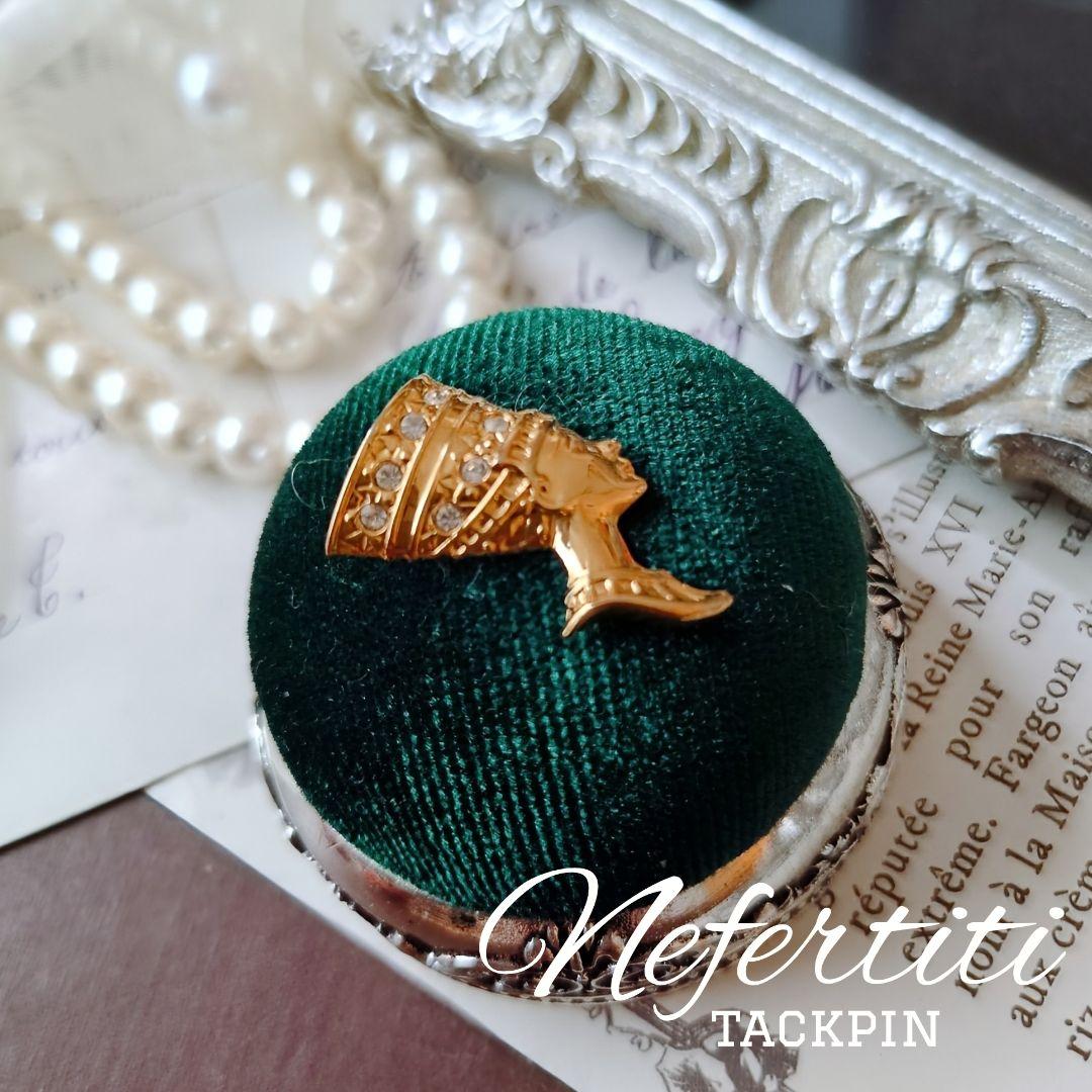 エジプト ネッフェルティティ タックピン ブローチ 人物 横顔 王妃