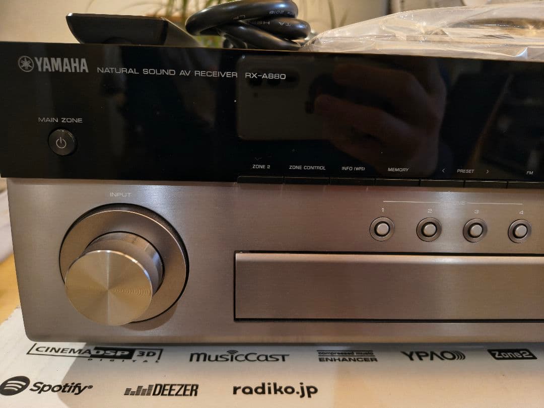 中古美品】YAMAHAヤマハ AVレシーバー AVENTAGE RX-A880 - メルカリ