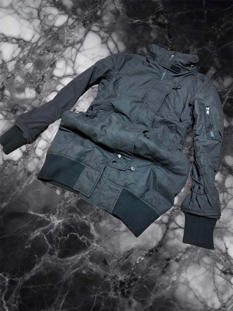 00's archive ギミック ミリタリージャケット グランジ y2k - メルカリ