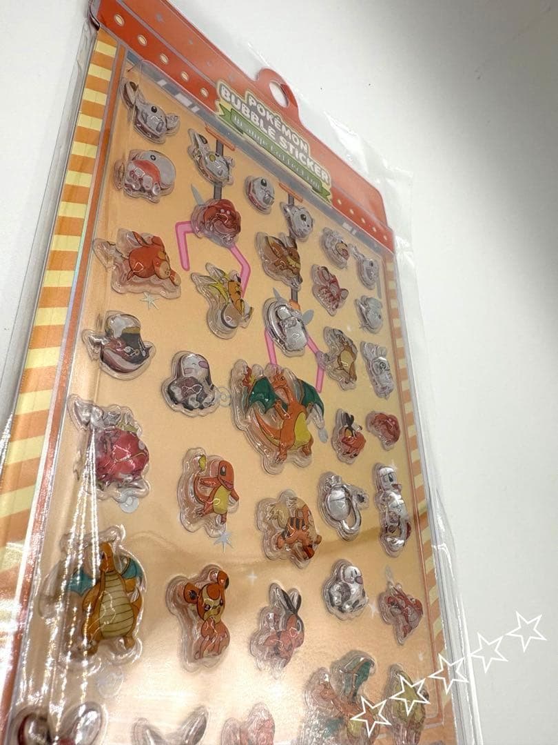 韓国限定 ポケモン バブルステッカー 8枚セット メタモンシークレット