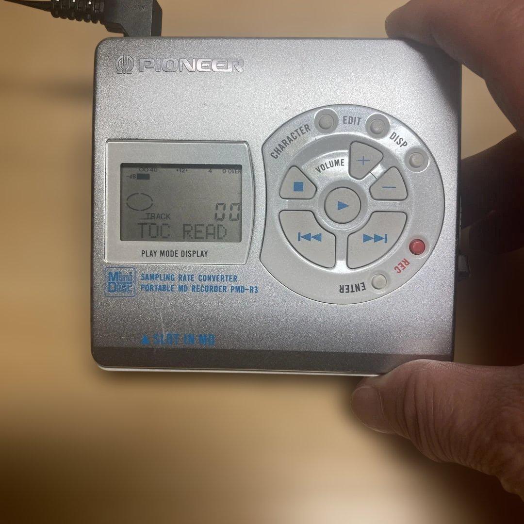 PIONEER ポータブルMDレコーダー PMD-R3-S ジャンク品 - メルカリ