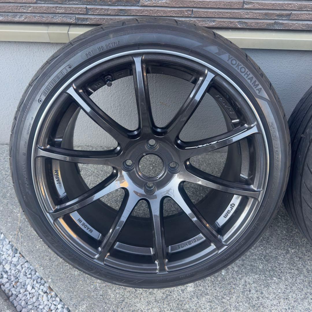 美品 廃盤品RAYS 57トランセンド 17インチ 8.5J