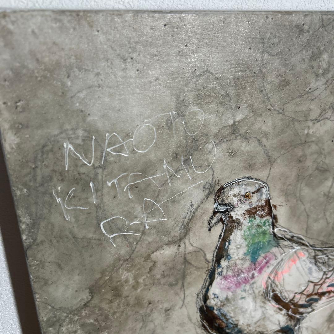 原画◾︎北村直登|F6|ハト|直筆サイン|2023 - メルカリ