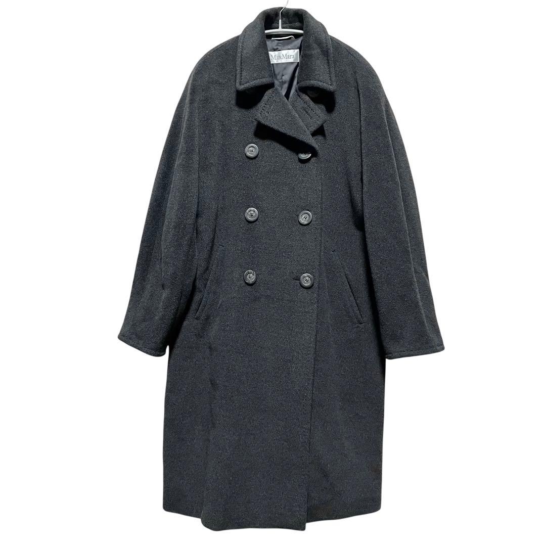 美品 マックスマーラ カシミヤ混 ダブルPコート　40 MaxMara / マックスマーラ】カシミヤ混ダブルコート｜イタリア製の上質