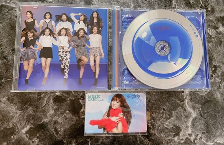 E-girls Flower鷲尾玲奈アルバムシングルDVD付きミュージックカード