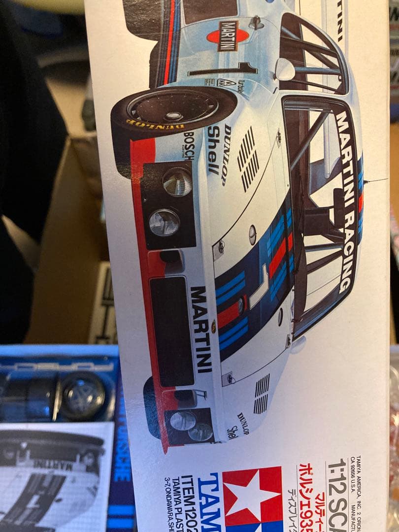 タミヤ 1/12 ポルシェ935ターボ マルティニ ダンロップタイヤ刻印