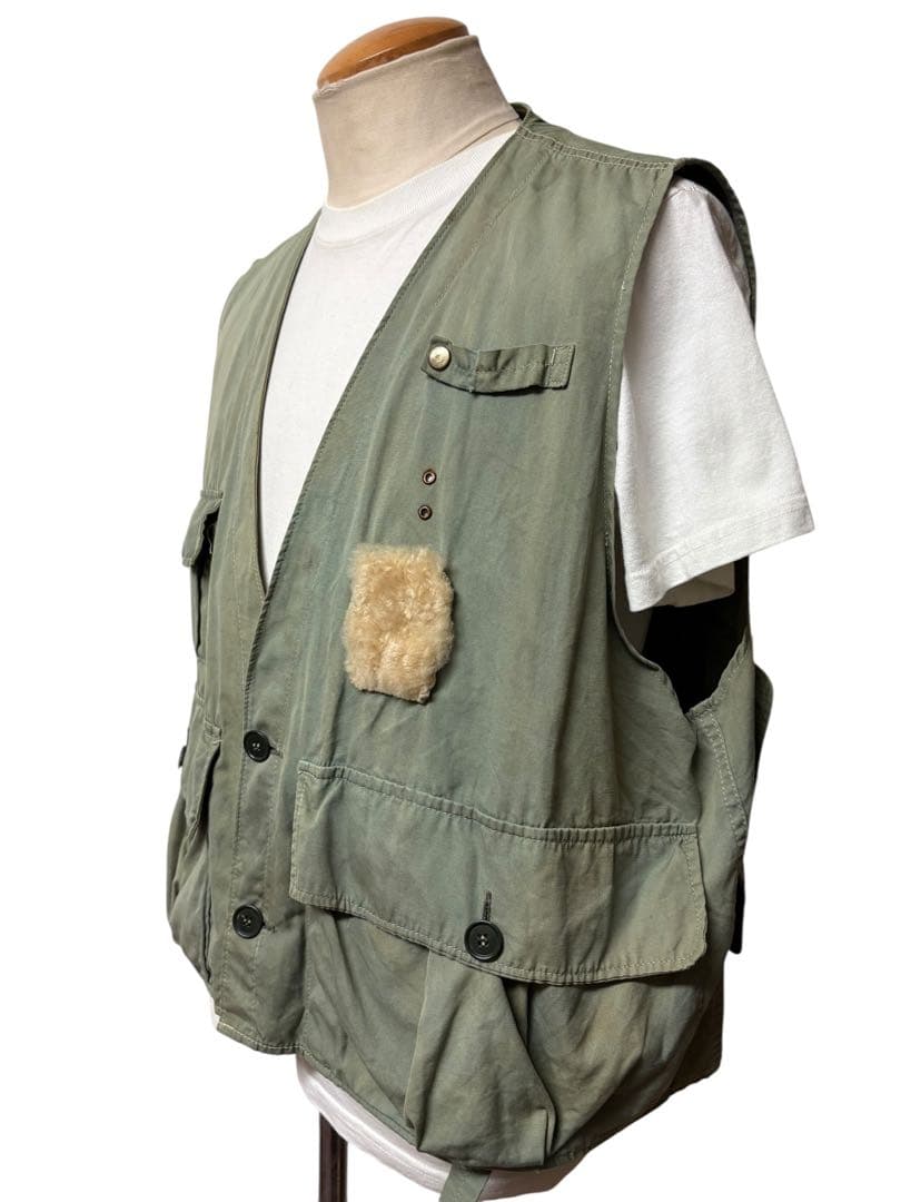 希少 1950s ビンテージ フィッシング ベスト L カーキ xpv - メルカリ
