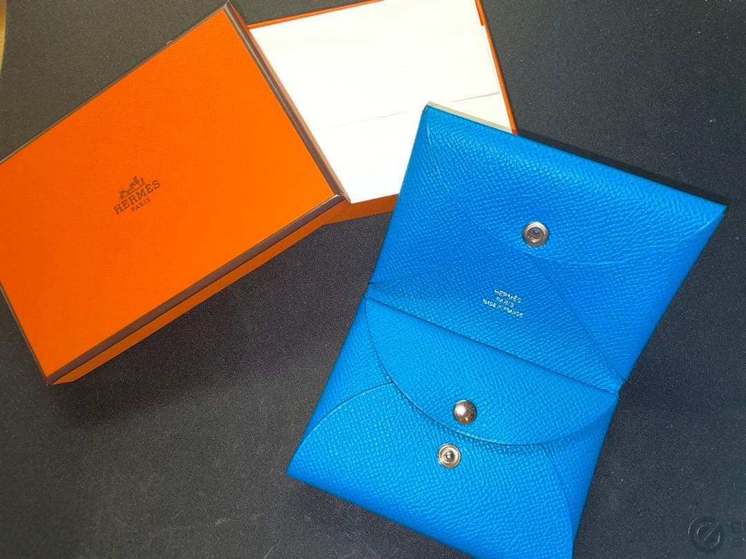 HERMES エルメス カルヴィ 名刺入れ カードケース U刻印(2022年製) 楽天市場】☆U刻印 2022製☆ エルメス HERMES カルヴィ ボックスカーフ