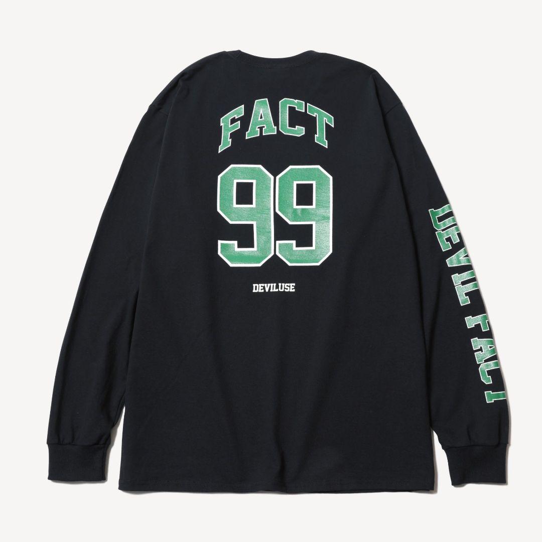 Deviluse FACT コラボ ロンT 黒 XXL 新品未開封 - メルカリ