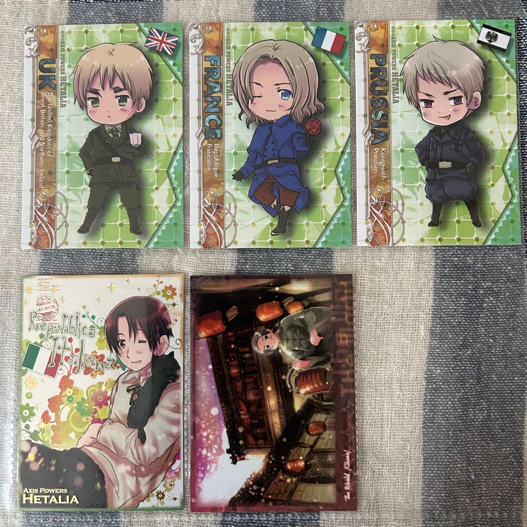 ヘタリア トレーディングカード 初版 5枚 まとめ売り トレカ - メルカリ