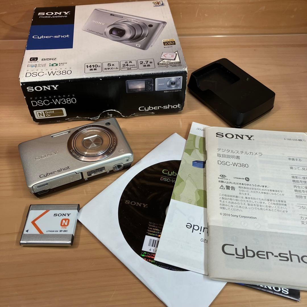 SONY サイバーショット DSC-W380 ゴールド Buy Sony Cyber-Shot Digital Camera W380 Gold DSC-W380/N Online at